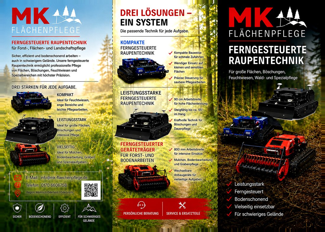 Vorschau des MK Flächenpflege Flyers